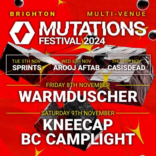 KNEECAP + BC CAMPLIGHT - SATURDAY AT MUTATIONS 2024